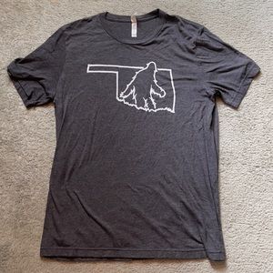 Oklahoma Big Foot tshirt